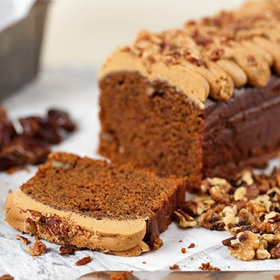 Coffee & Candied Pecan Loaf cake / each
