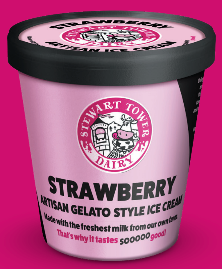 ST Strawberry Ice Cream (24x120ml) / case