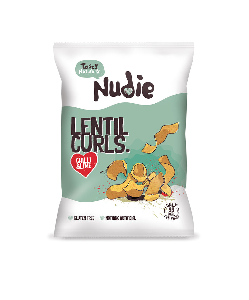 Lentil Curls Chips Chilli & Lime (24x20g)/cs