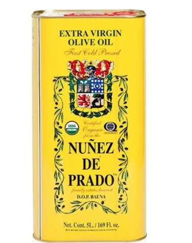 (PO) Nunez de Prado organic X.V. o/o, D.O.P. 5lt tin / each