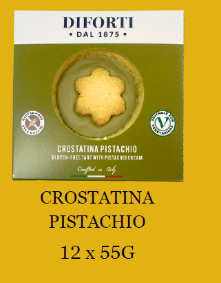 Retail GF Pistachio Small Tarts (12x55g)/cs