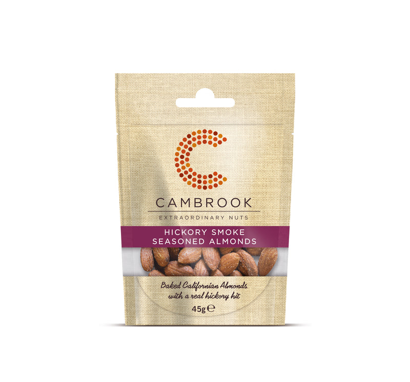 Baked Hickory Smoke Almonds (24x45g) / case