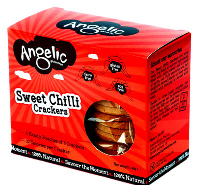 Angelic chilli gluten free crackers (8 x150g) / case
