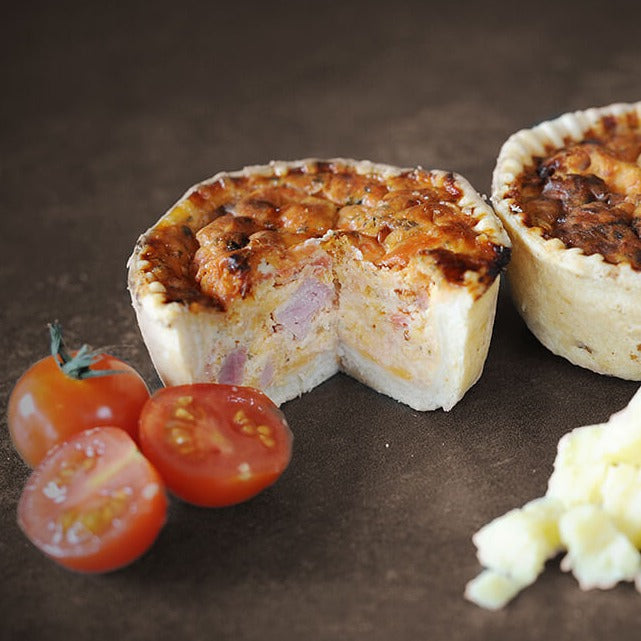 Toppings Quiche Lorraine (6 x 190g) / case (Pre Baked - Thaw & Serve)