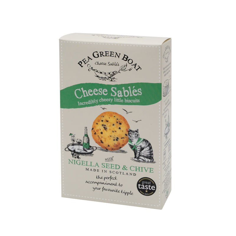 Cheese Sables Nigela Seeds & Chive (12 x 80g) / case