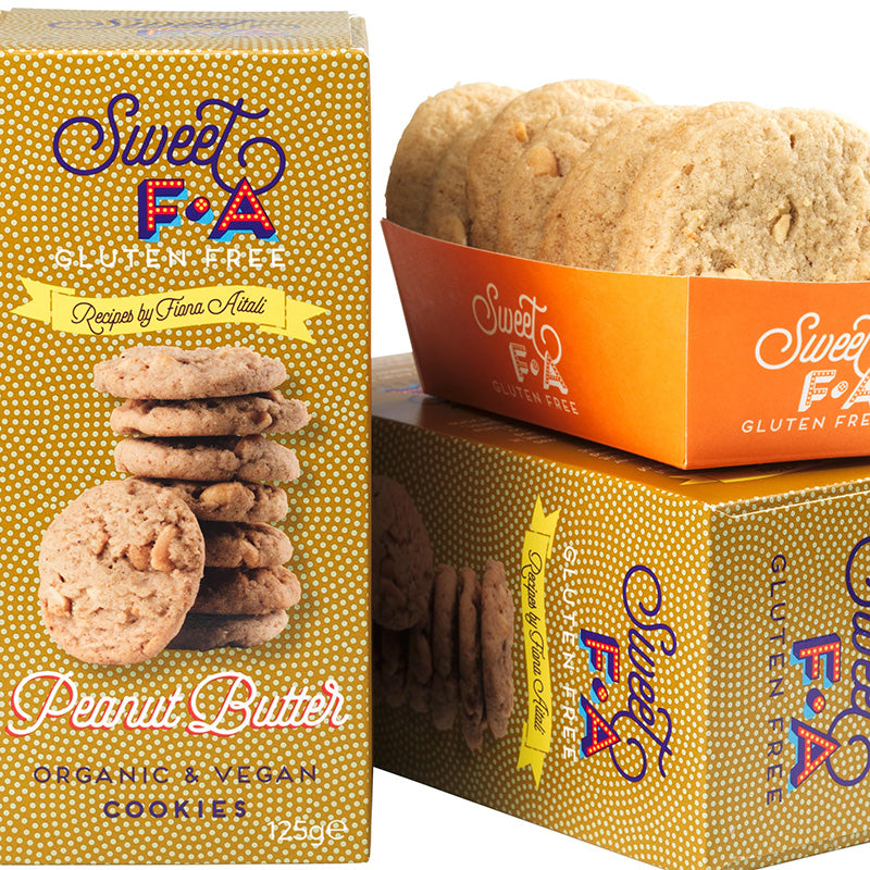 IB Sweet FA GF Peanut Butter Cookies (12x125g)/cs