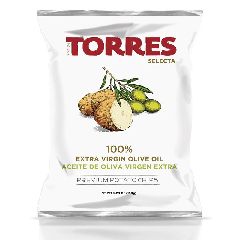 Small Torres 100% Extra Virgin Olive Oil Crisps(20x 50g)/cs