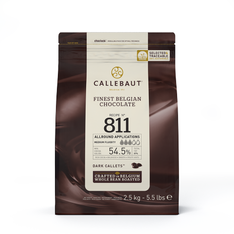 Callebaut Dark Pistoles (54%) 2.5kg / each