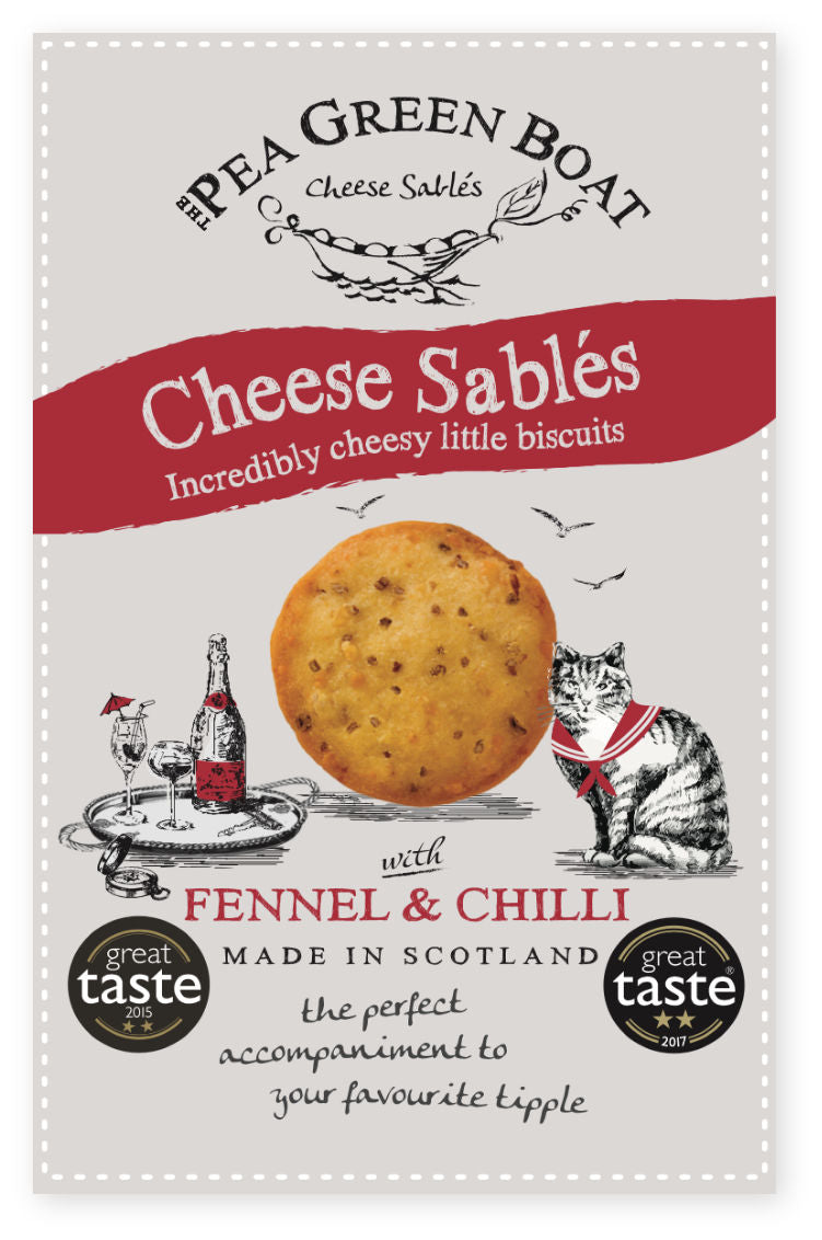 Cheese Sables w/ Fennel (12 x 80g) / case