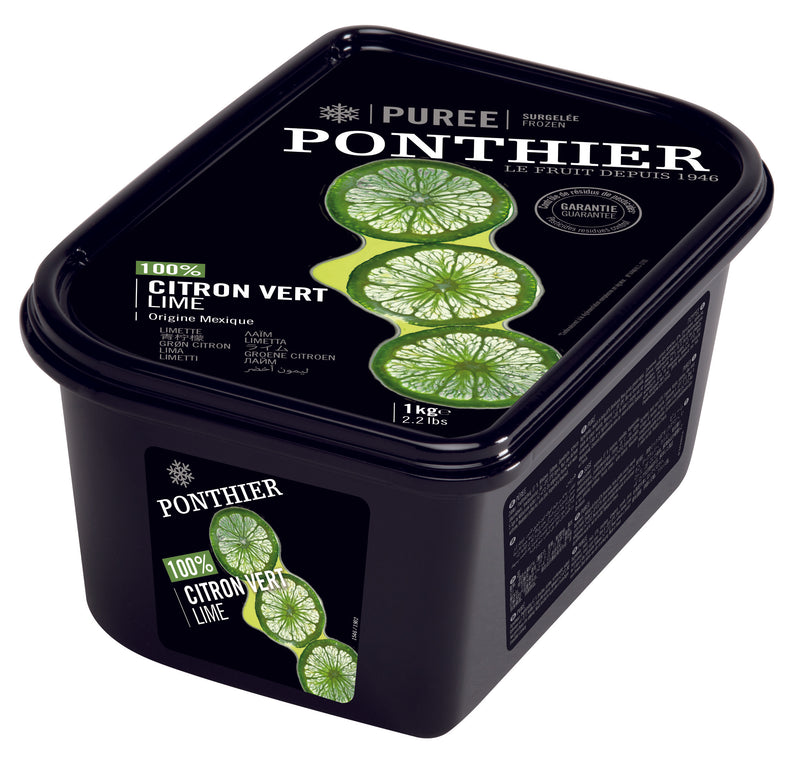Ponthier Frozen Lime Puree 1kg / each