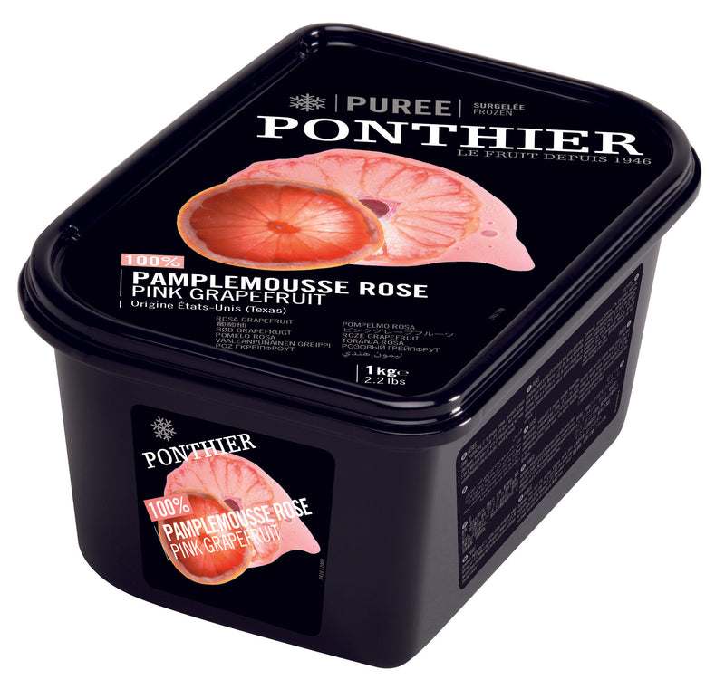 Ponthier Frozen Pink Grapefruit Puree 1kg / each