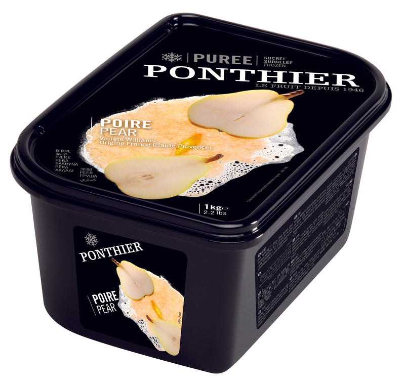 Ponthier Frozen Pear Puree 1kg / each