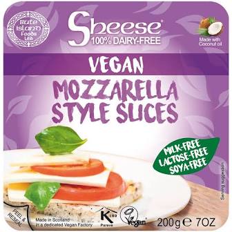 Sheese Mozzarella style Sliced  -  Vegan 6x200g / case